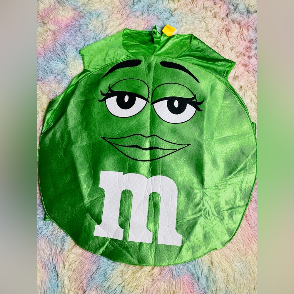 Green adult m&m Halloween costume